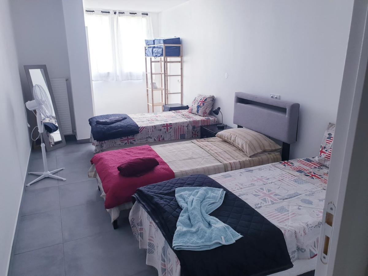 Big Flat Sea Vieuw 95 M2 5 Rooms Near Airport 5 Min Train 3 Min And Tram On Site, Beach 7 Min, 2 Showers And 2 Toilets , Neuf Grand Appartement 95 M2 5 Chambres Proche Aeroport 5 Min Train 3 Min Et Tramway Sur Place, Plage 7 Min 2 Douches Et 2 Wc Vue Nice Eksteriør bilde